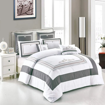 Plaza Suite - 7 Piece - Embroidered North Home