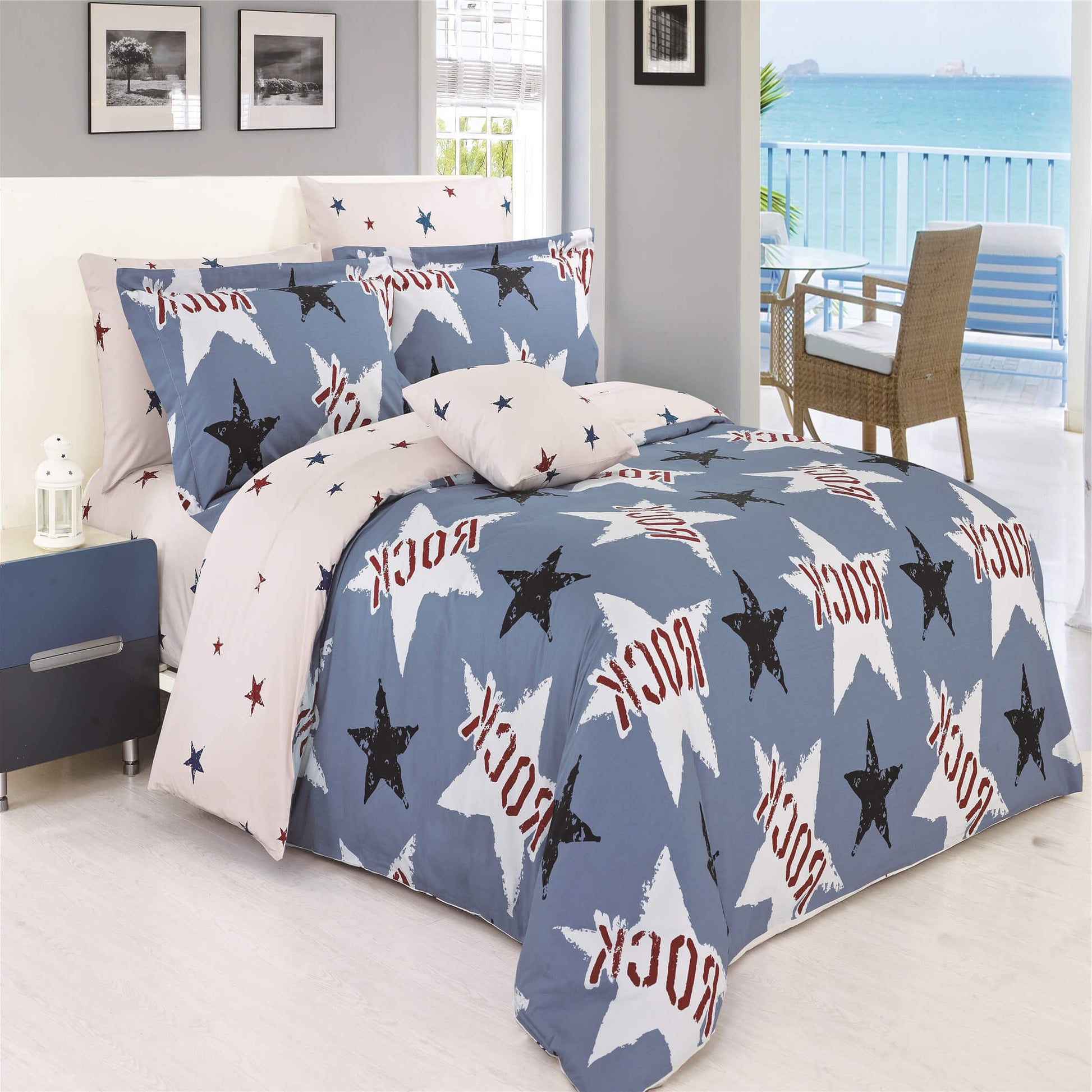 Rock Duvet Cover Set freeshipping - North Home